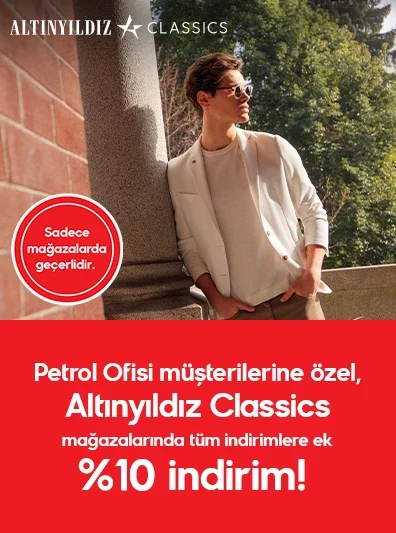 Altınyıldız Classics'te Geçerli %10 İndirim!