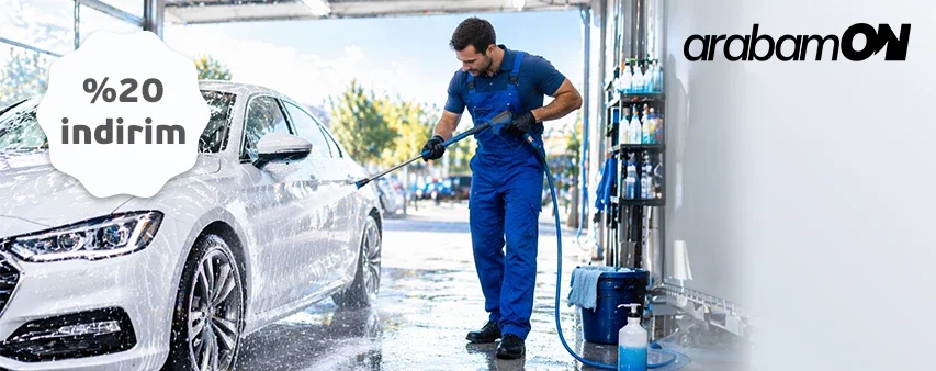 ArabamON'da Oto Yıkama Hizmetinde %20 İndirim Fırsatı