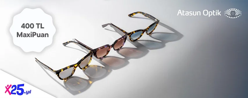 Atasun Optik’te Güneş Gözlüğü Alışverişinize 400 Tl Maxipuan!