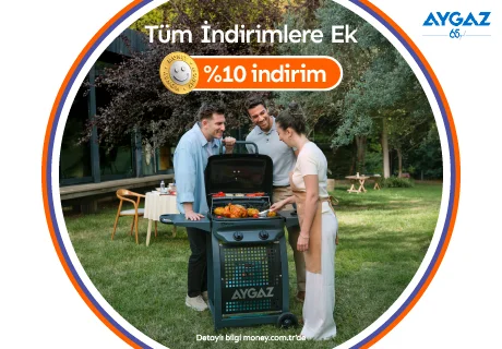 Aygaz'dan Money'lilere Özel %10 İndirim