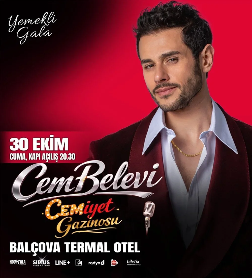 Balçova Termal Otel'de Gerçekleşecek Olan Cem Belevi Cemiyet Gazinosu Yemekli Gala Etkinlik Biletlerine %30 Daha Az Öde.