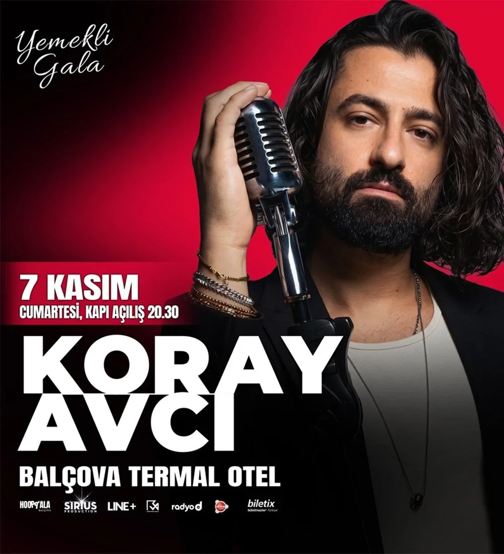 Balçova Termal Otel'de Gerçekleşecek Olan Koray Avcı Yemekli Gala Etkinlik Biletlerine %30 Daha Az Öde.