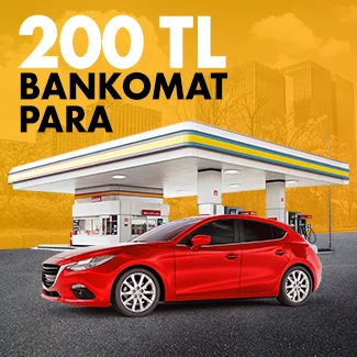 Bankomat Kart ile akaryakıt alışverişlerinize 200 TL Bankomat Para!
