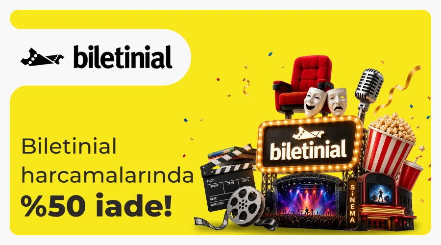 ON Kredi Kartı ile Biletinial Harcamalarında %50 İade