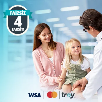 Bireysel kredi kartları ile peşin sağlık harcamalarınıza faizsiz 4 taksit fırsatı!