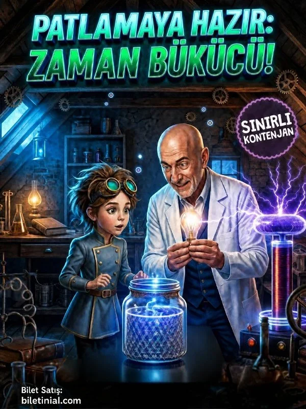 Caddebostan Kültür Merkezi'nde Gerçekleşecek Olan Patlamaya Hazır: Zaman Bükücü! Etkinlik Biletlerinde %20 Daha Az Öde.