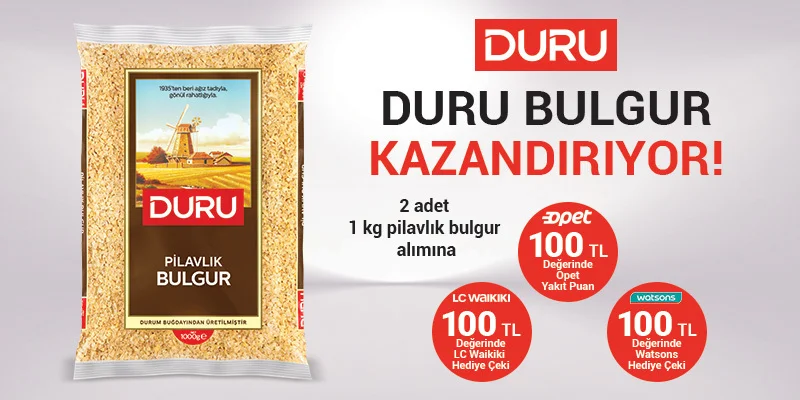 Çek Kazan Duru Bakliyat Kampanyası