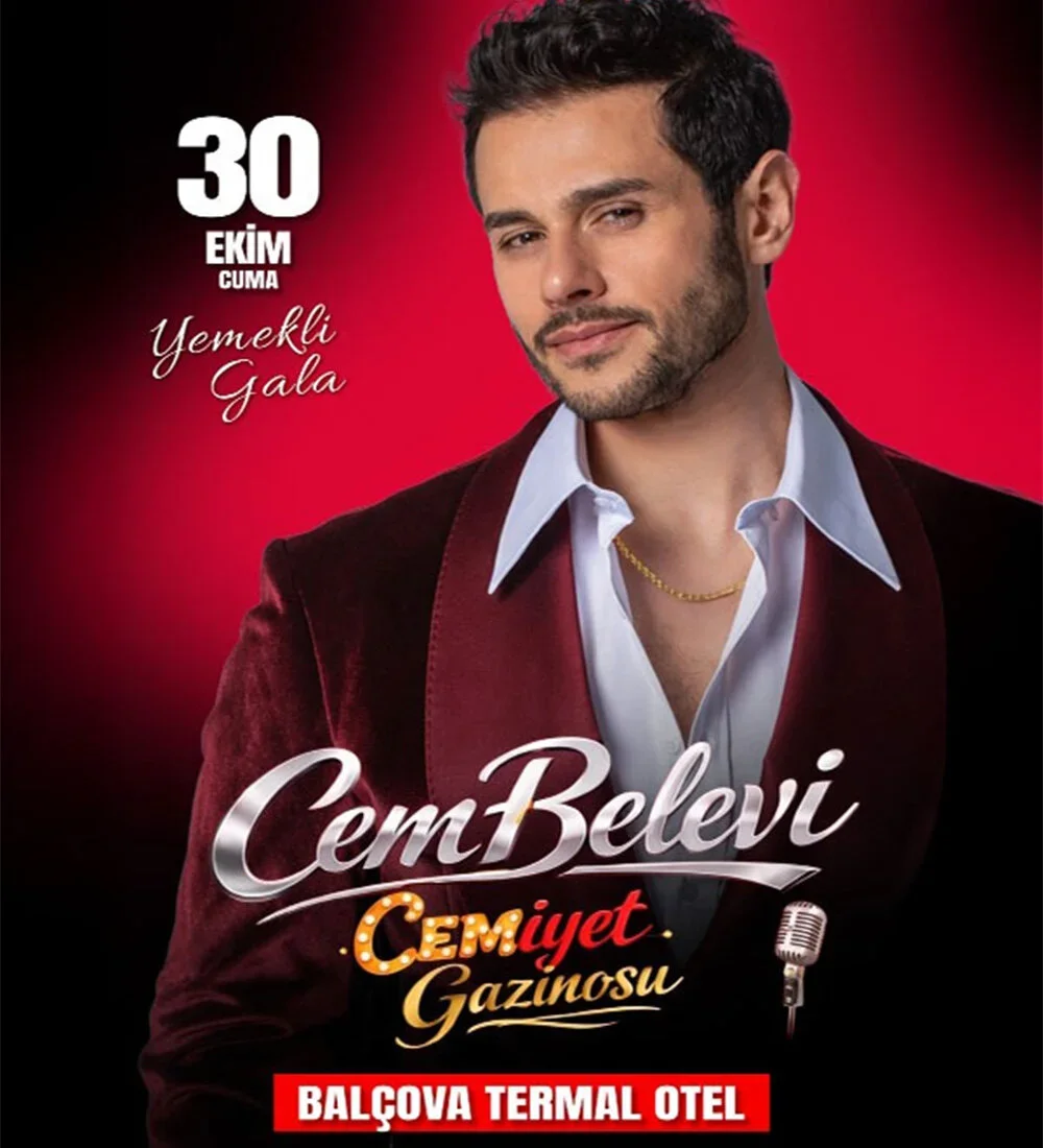Çeşitli İllerde Gerçekleşecek Olan Cem Belevi ile Cemiyet Gazinosu Yemekli Gala Konseri Etkinlik Biletlerinde %20 Daha Az Öde.