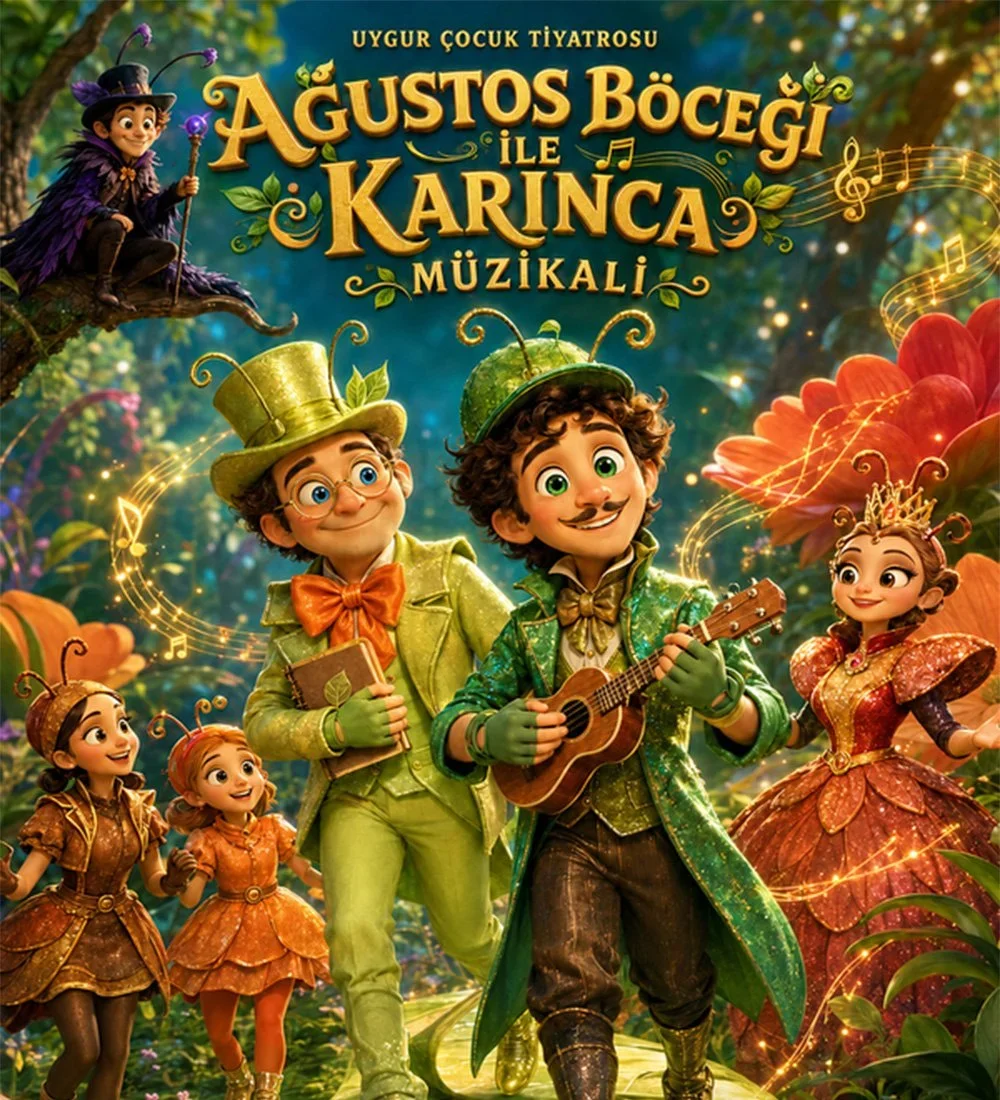 Çeşitli İllerde Gerçekleşecek Olan Ağustos Böceği ile Karınca Müzikali Etkinlik Biletlerinde %20 Daha Az Öde.