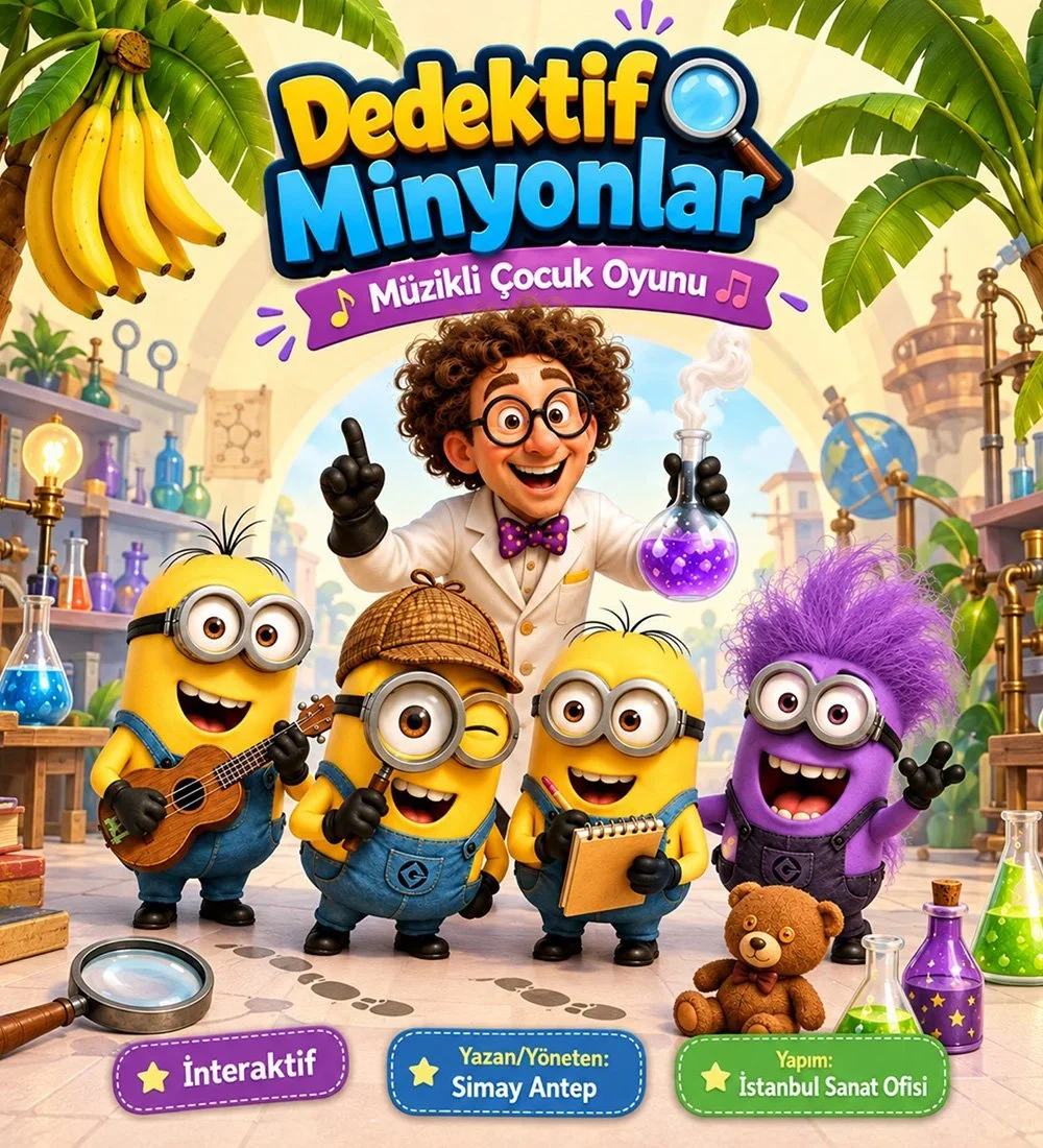 Çeşitli İllerde Gerçekleşecek Olan Dedektif Minyonlar Etkinliği Biletlerine %20 Daha Az Öde.
