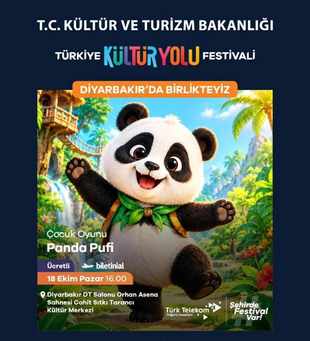 Çeşitli İllerde Gerçekleşecek Olan Panda Pufi Tiyatro Oyunu Etkinlik Biletlerinde %20 Daha Az Öde.