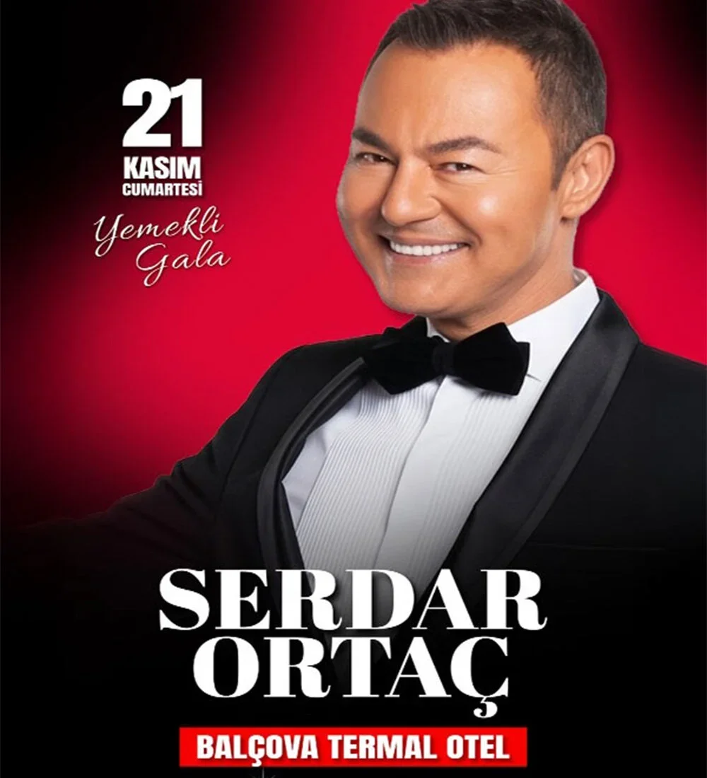 Çeşitli İllerde Gerçekleşecek Olan Serdar Ortaç Yemekli Gala Konseri Etkinlik Biletlerinde %20 Daha Az Öde.