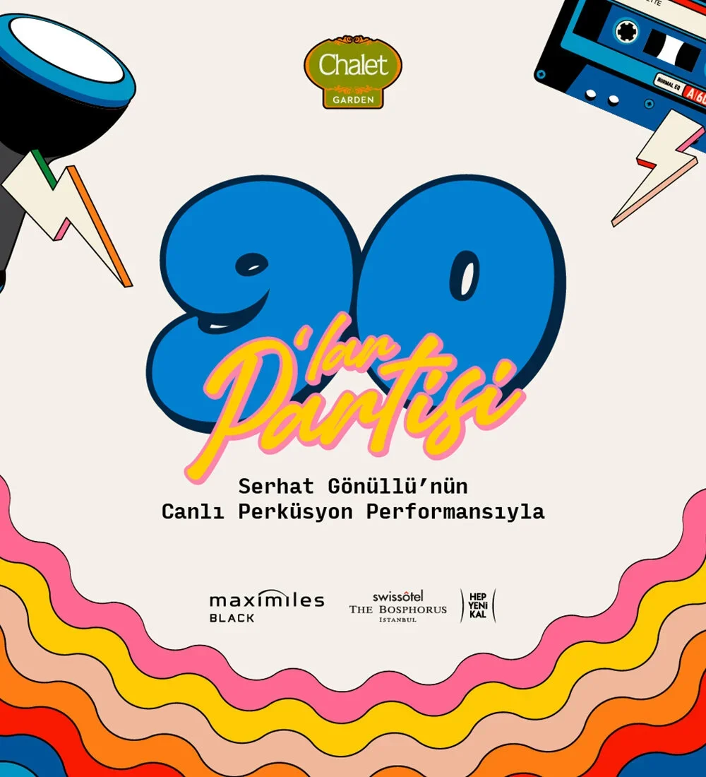 Chalet Garden 90lar Turkce Pop Ekim Etkinligi