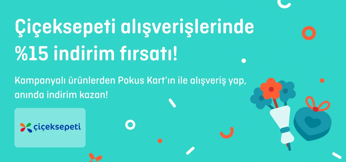 Çiçek gibi indirim Çiçeksepeti’nde!