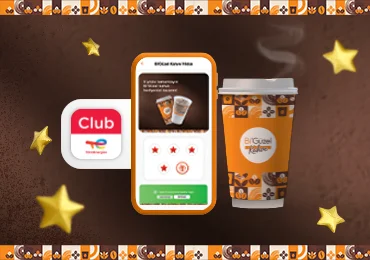 Club'da Yıldızları Toplayın, Hediye Kahvenin Tadına Varın!