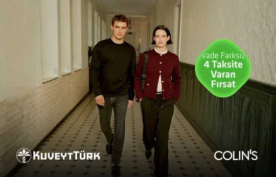Colin’s’de Vade Farksız 4 Aya Varan Taksit Fırsatı