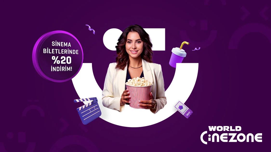 Crystal ile World Cinezone sinema biletlerinde %20 indirim ayrıcalığı