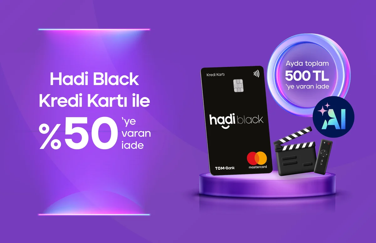 Dijital Platform ve Yapay Zeka Ödemelerinde %50'ye varan iade!
