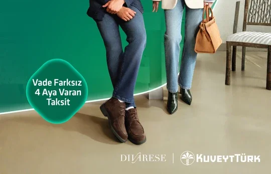 Divarese’de Vade Farksız 4 Aya Varan Taksit Fırsatı!
