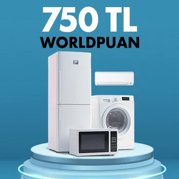Elektronik ve beyaz eşya alışverişinize 750 TL Worldpuan!