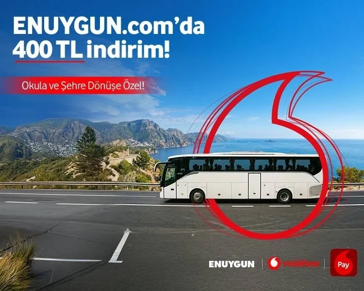 ENUYGUN.com’da 400 TL indirim!
