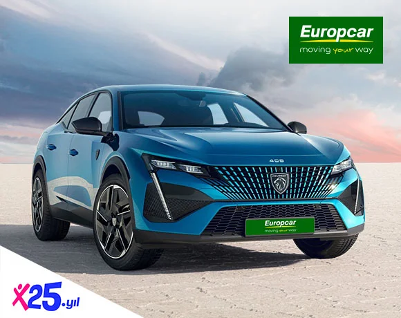 Europcar'dan Araç Kiralamada %30 İndirim Ve 4 Taksit Fırsatı
