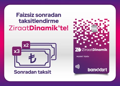 Faizsiz Sonradan Taksitlendirme Fırsatı