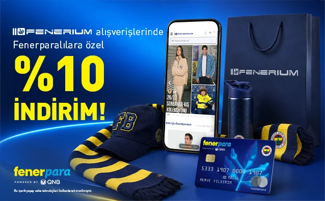 Fenerium alışverişlerinizde %10 indirim sizi bekliyor!