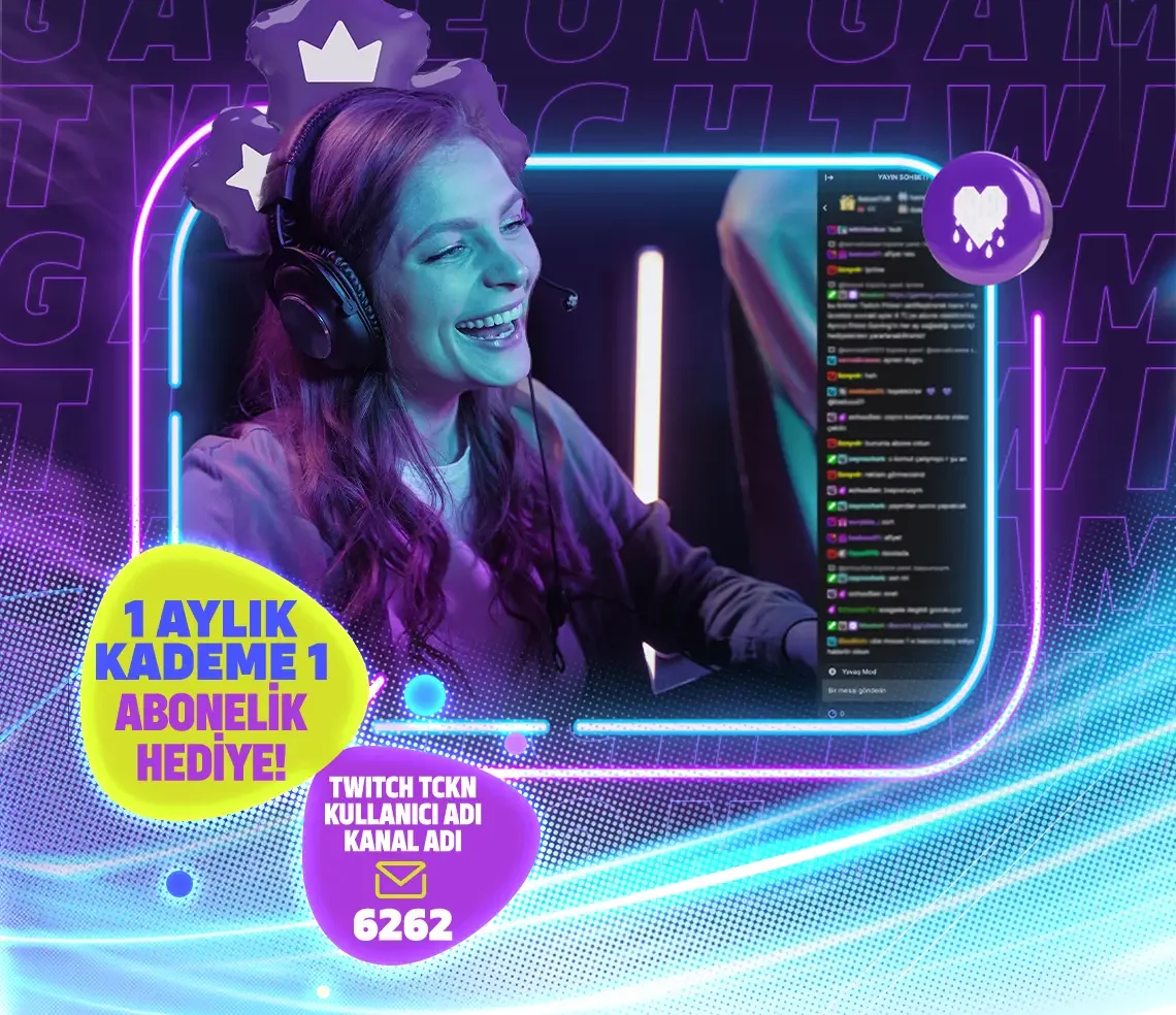 GAMEON X Twitch Hediyen Hazır, Sen Hazır Mısın?