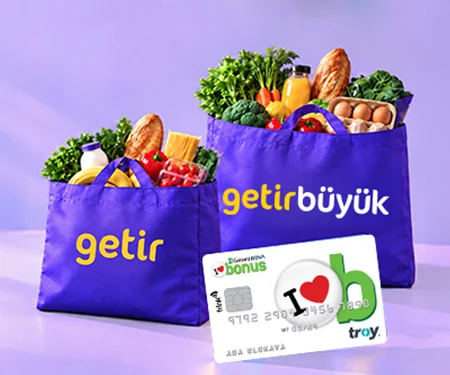 Garanti BBVA TROY ile Getir'de 150 TL, GetirBüyük'te 1.000 TL'ye varan indirim!