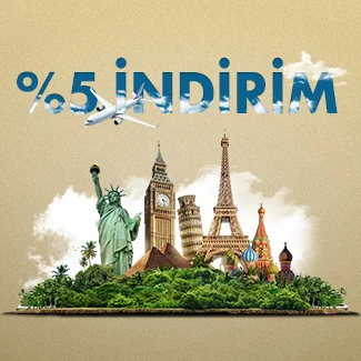 Gold ve SKY Gold kartınız ile yurt dışında %5 indirim fırsatı!