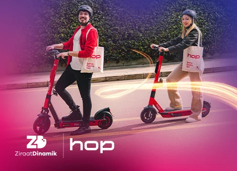 Hop'la tanış, şehrin keyfini sür.