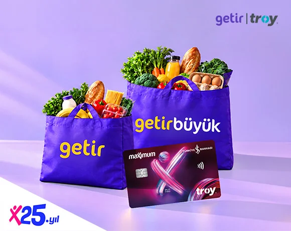 İş Bankası Troy Kart Sahiplerine Getir'de İndirim