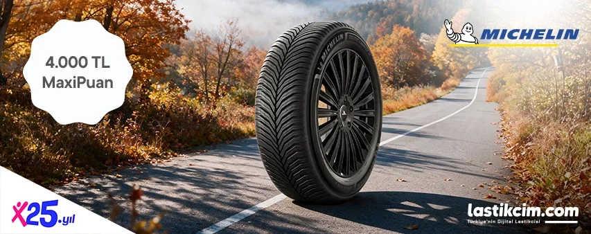 Lastikcim.com'da Michelin Lastik Alışverişinize 4.000 TL Maxipuan Fırsatı