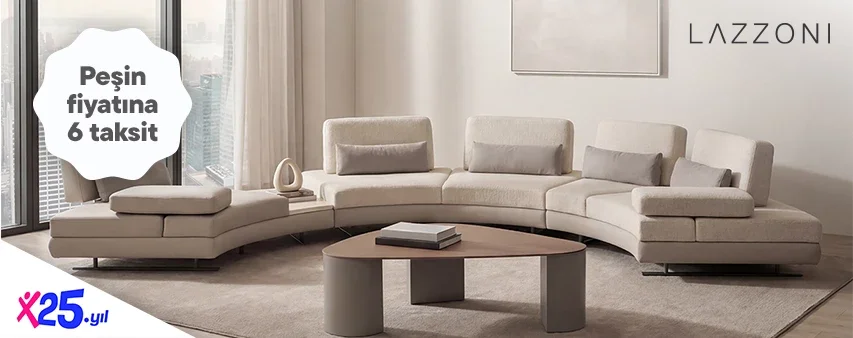 Lazzoni'de Peşin Fiyatına 6 Taksit Fırsatı