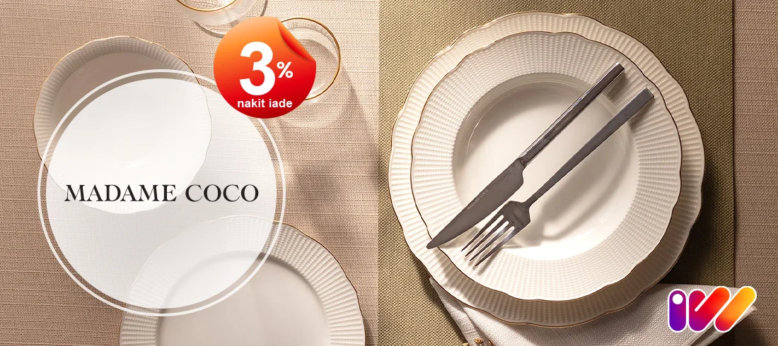 Madame Coco harcamalarına anında %3 nakit iade