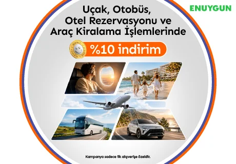 Money'lilere Özel Enuygun'dan %10 İndirim