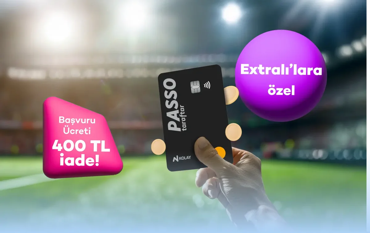 N Kolay Extra’dan, Passo Taraftar dijital banka kart başvurularına iade!