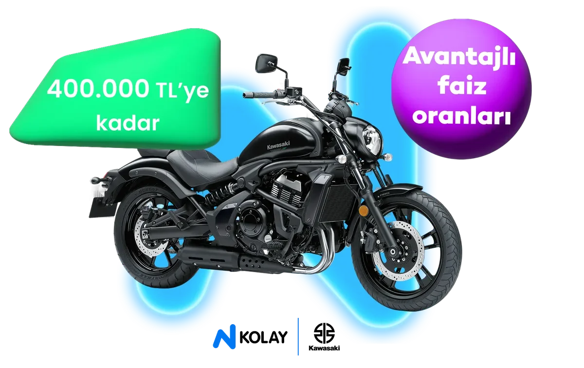 N Kolay motosiklet kredisi ile hayalindeki motosiklet Kawasaki'de seni bekliyor!