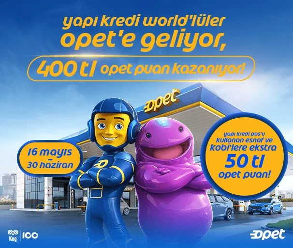 Opet ve Sunpet İstasyonlarında 400 TL'ye Varan Opet Puan