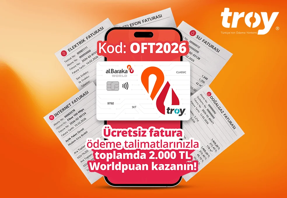 Otomatik Fatura Ödeme Talimatlarınıza Toplamda 2.000 Tl Worldpuan!