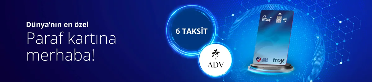 Paraf İle ADV Mağazalarında 6 Taksit Fırsatı!