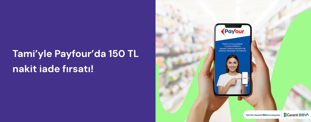 Payfour’da 150 TL Nakit İade Fırsatı!
