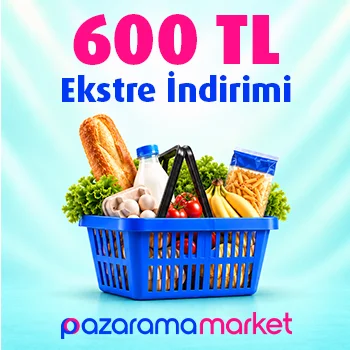 Pazarama Market’te 600 TL Ekstre İndirimi!