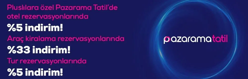Pazarama Tatil Pazarama Plus Kampanyası