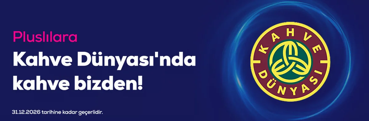 Pluslılara Kahve Dünyası'nda Kahve Bizden