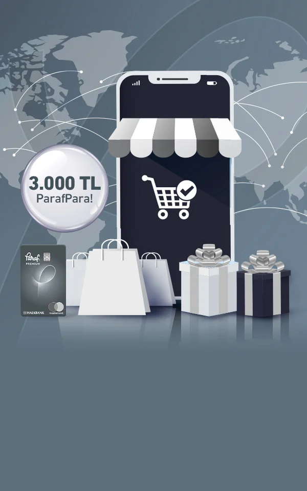 Premium'a Özel Yurt Dışı Online Alışverişlerinize 3.000 TL ParafPara