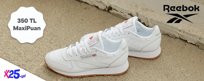 Reebok'ta 350 Tl Maxipuan!