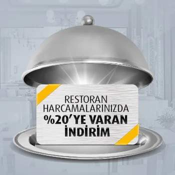 Restoran Harcamalarında %20'ye Varan Ekstre İndirimi