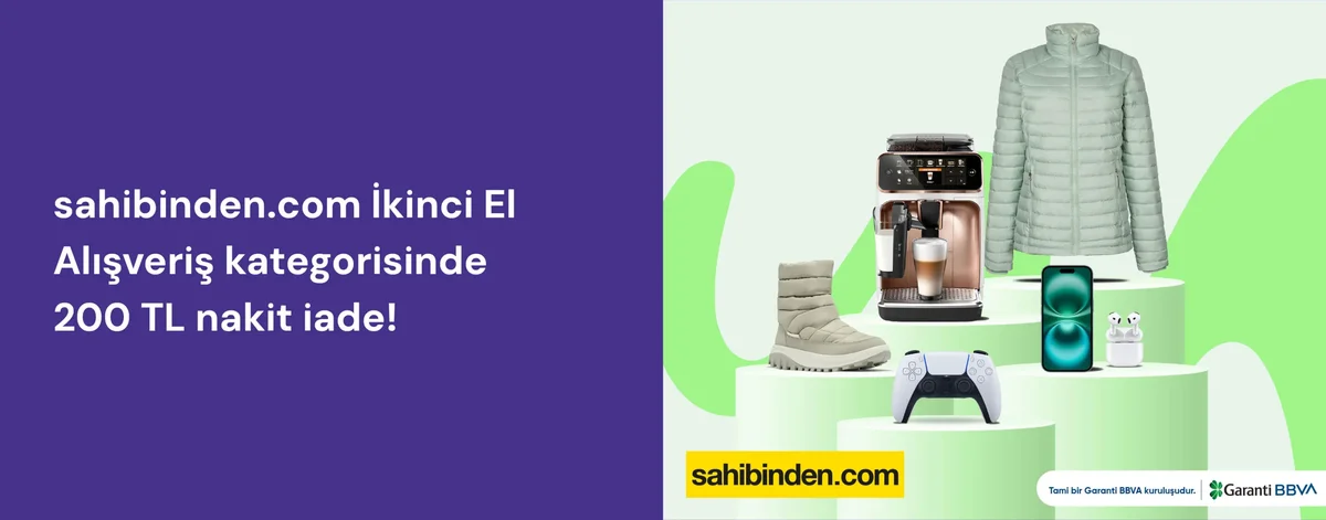 Sahibinden.com'da 200 TL Nakit İade Fırsatı!